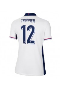 England Kieran Trippier #12 Fotballdrakt Hjemme Klær Dame EM 2024 Korte ermer